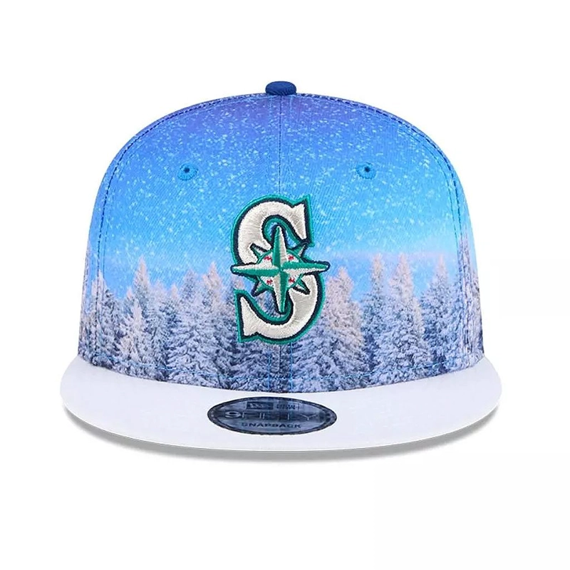 JOCKEY GORRA NEW ERA 950 WINTER PHOTOREAL MARINERS LRY/WHITE