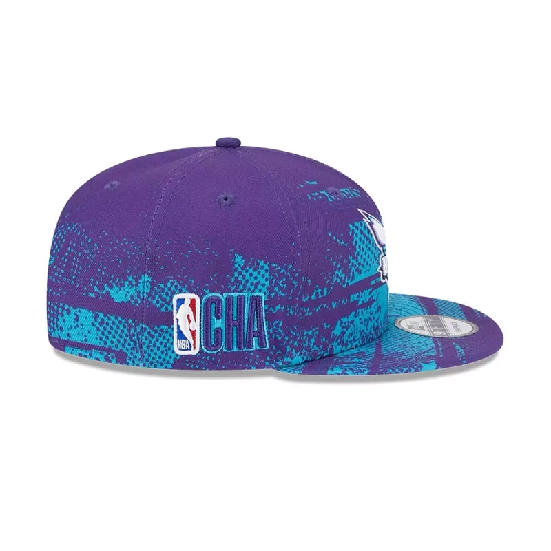 JOCKEY GORRA NEW ERA 9FIFTY CHARLOTTE HORNETS NBA TIP OFF PURPLE - 2