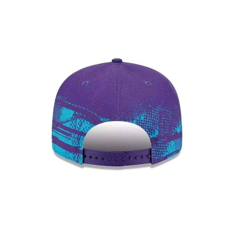 JOCKEY GORRA NEW ERA 9FIFTY CHARLOTTE HORNETS NBA TIP OFF PURPLE - 3