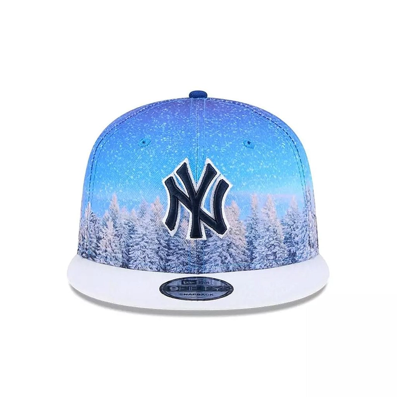 JOCKEY GORRA NEW ERA 9FIFTY MLB NEW YORK YANKEES WINTER PHOTOREAL BLUE - 1