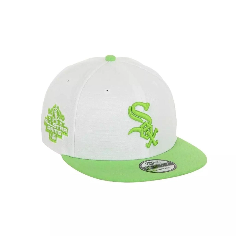 JOCKEY GORRA NEW ERA 9FIFTY CHICAGO WHITE SOX MLB PATCH COLOR PACK WHITE - 1