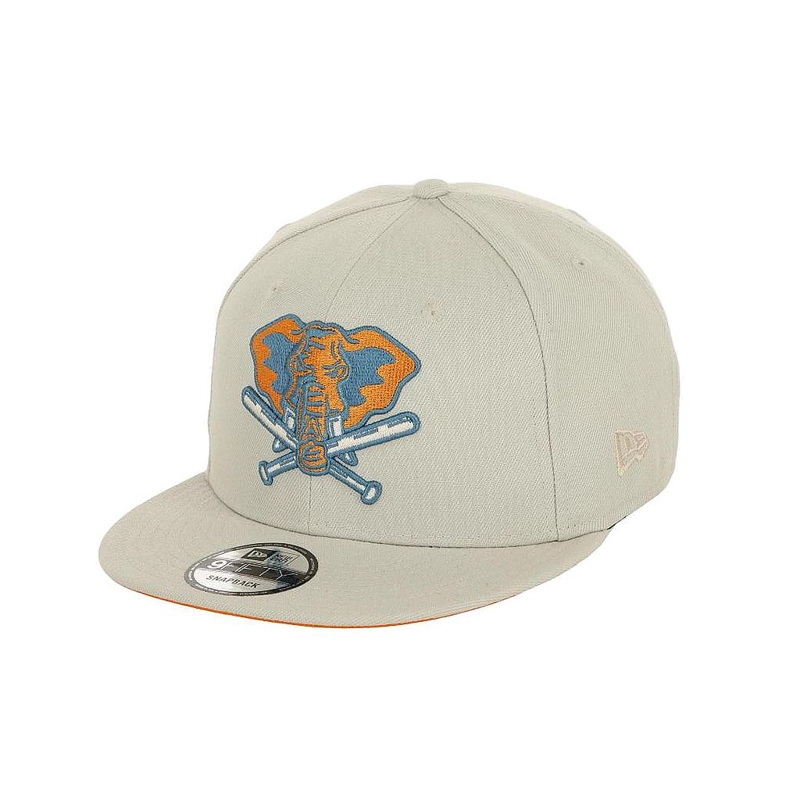 JOCKEY GORRA NEW ERA 9FIFTY OAKLAND ATHLETICS MLB STONE PEACH PACK BEIGE - 1