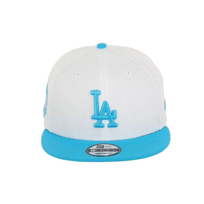 JOCKEY GORRA NEW ERA 9FIFTY LOS ANGELES DODGERS MLB PATCH COLOR PACK WHITE - 1