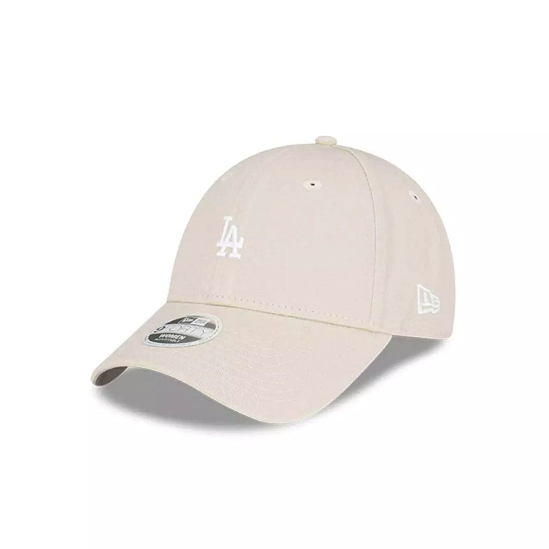 JOCKEY GORRA NEW ERA 9FORTY LOS ANGELES DODGERS MLB MICRO STONE LIGHT BEIGE - 1
