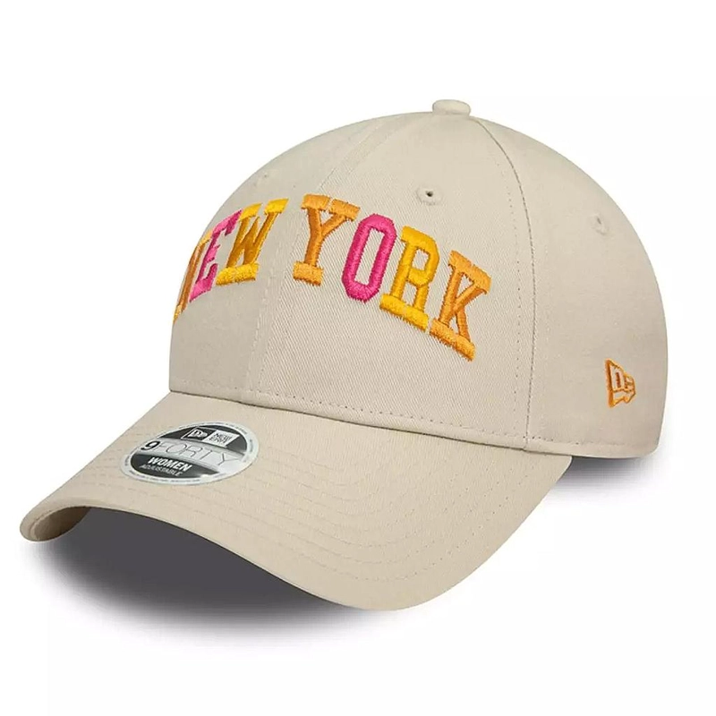 JOCKEY GORRA NEW ERA 9FORTY NEW ERA CITY BOUCLE BEIGE WOMEN - 1