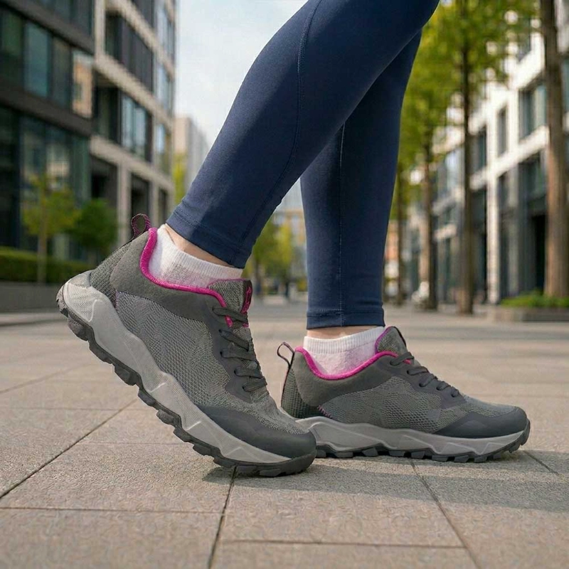 ZAPATILLA RUNNING TRAIL MUJER SPALDING ZFT2002 GRIS - 4