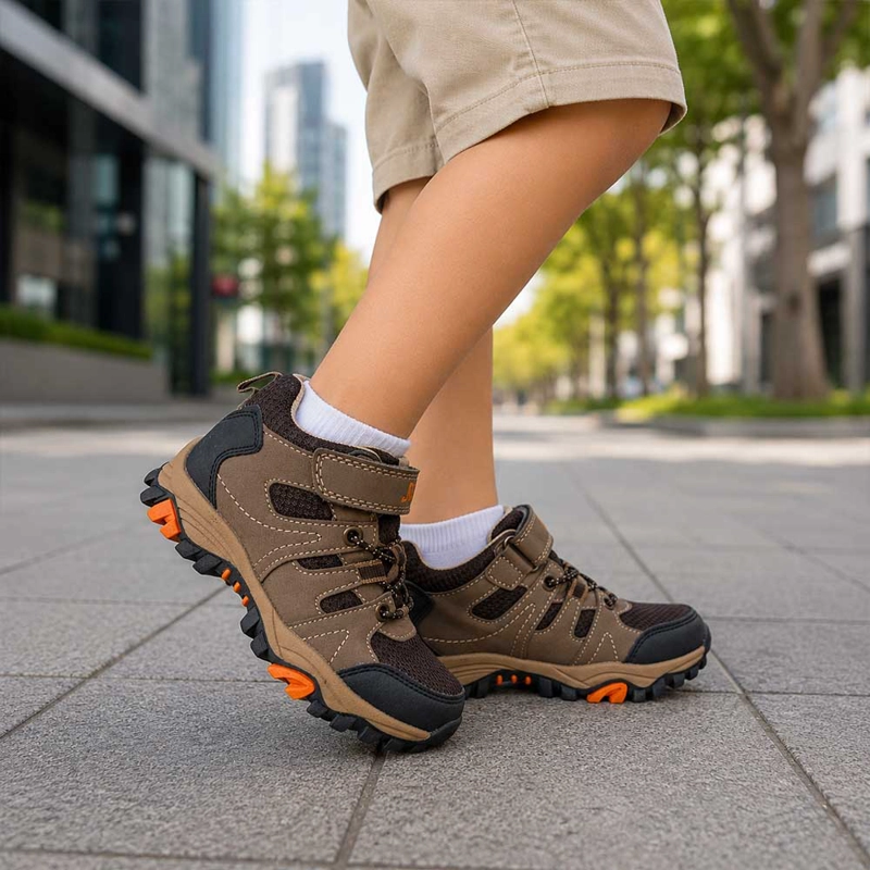 ZAPATILLA INFANTIL OUTDOOR SPALDING ZNC1008 CAFE - 4
