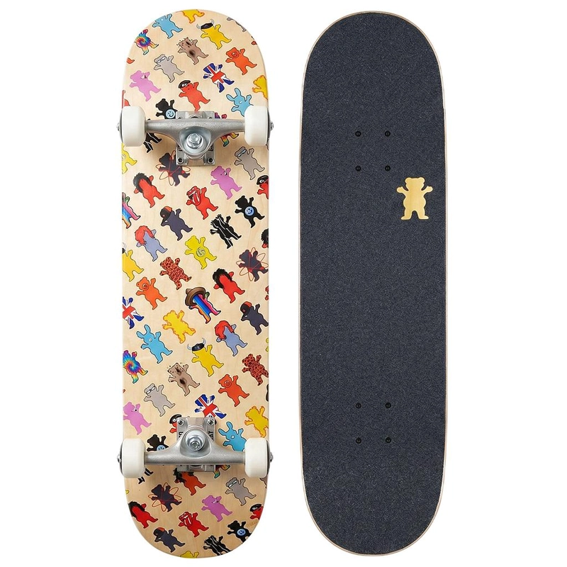 TABLA SKATE COMPLETA ROLLING DEEP 8.125'' GRIZZLY GRIPTAPE