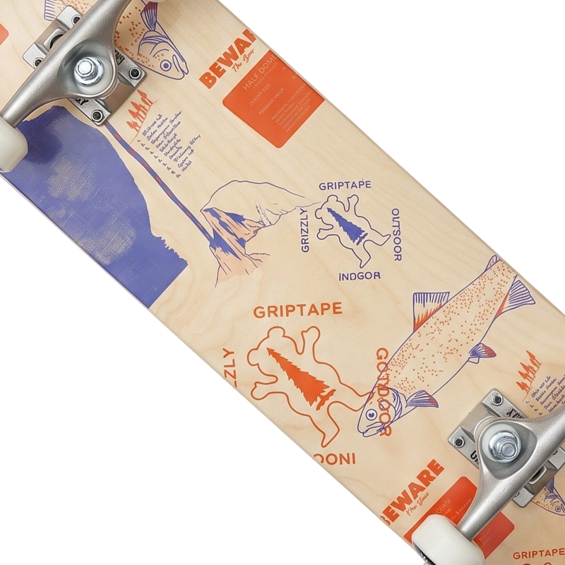 TABLA SKATE COMPLETA HALF DOME 8.125'' GRIZZLY GRIPTAPE - 2