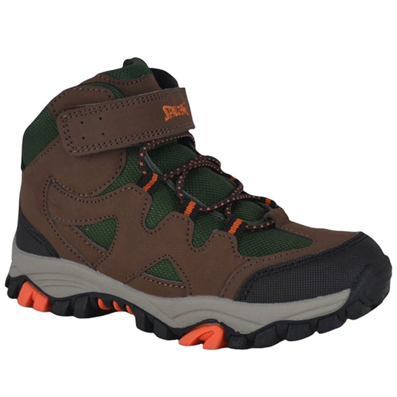 ZAPATILLAS NIÑO OUTDOOR SPALDING ZNC1018 CAFE  VERDE - 1