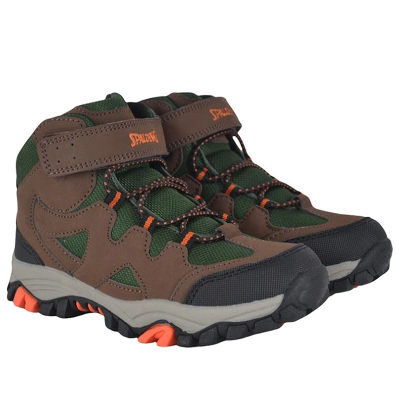 ZAPATILLAS NIÑO OUTDOOR SPALDING ZNC1018 CAFE  VERDE - 3