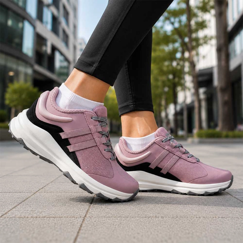 ZAPATILLAS OUTDOOR SPALDING MUJER TRAIL TREKKING ZFT2005 ROSA - 5