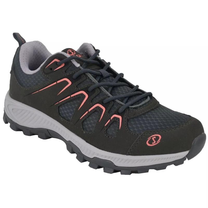 ZAPATILLA MUJER OUTDOOR SPALDING CAÑA BAJA ZFO3006 NEGRO ROSA - 1