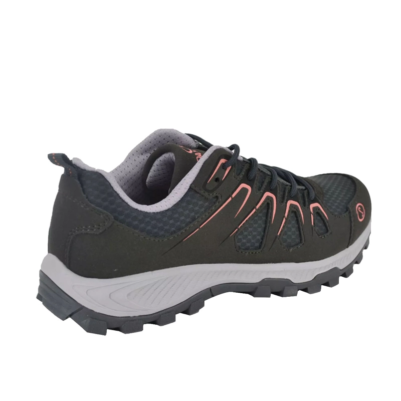 ZAPATILLA MUJER OUTDOOR SPALDING CAÑA BAJA ZFO3006 NEGRO ROSA - 2