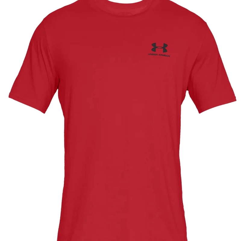 UNDER ARMOUR POLERA MANGA CORTA LIFESTYLE HOMBRE UNDER ARMOUR ROJO