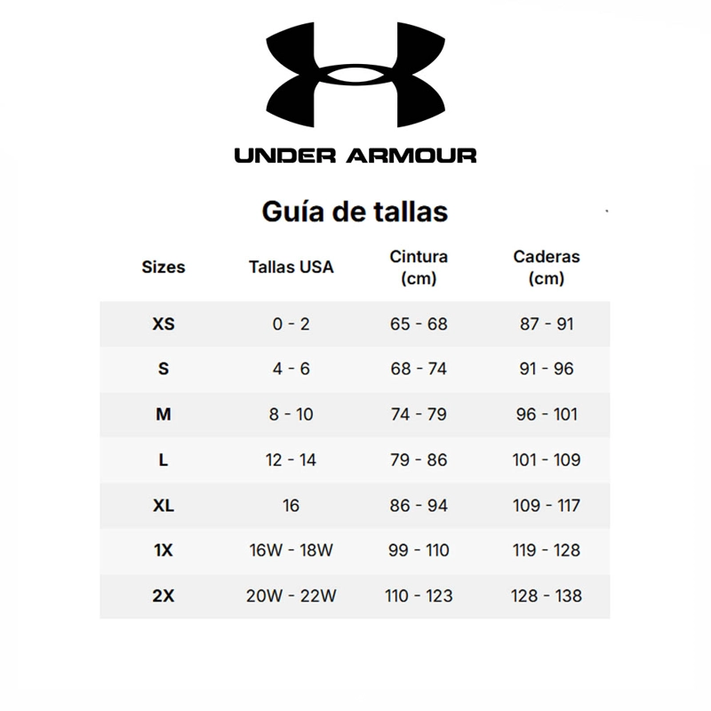 CALZA SHORT TRAINING HEATGEAR MUJER UNDER ARMOUR NEGRO - 4
