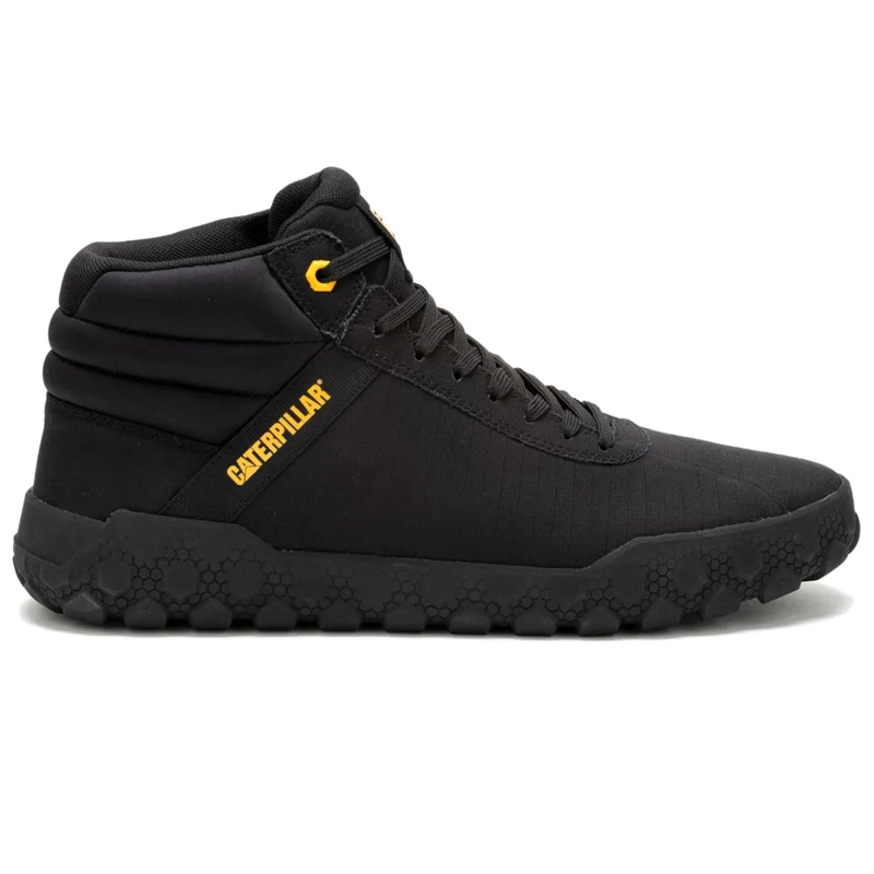 ZAPATILLA CAT HOMBRE HEX + MID CANVAS BLACK - 1