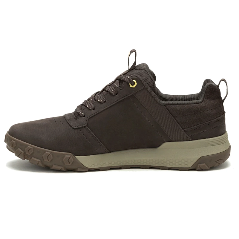 ZAPATILLA CUERO CAT HOMBRE HEX READY LO CAFE - 2