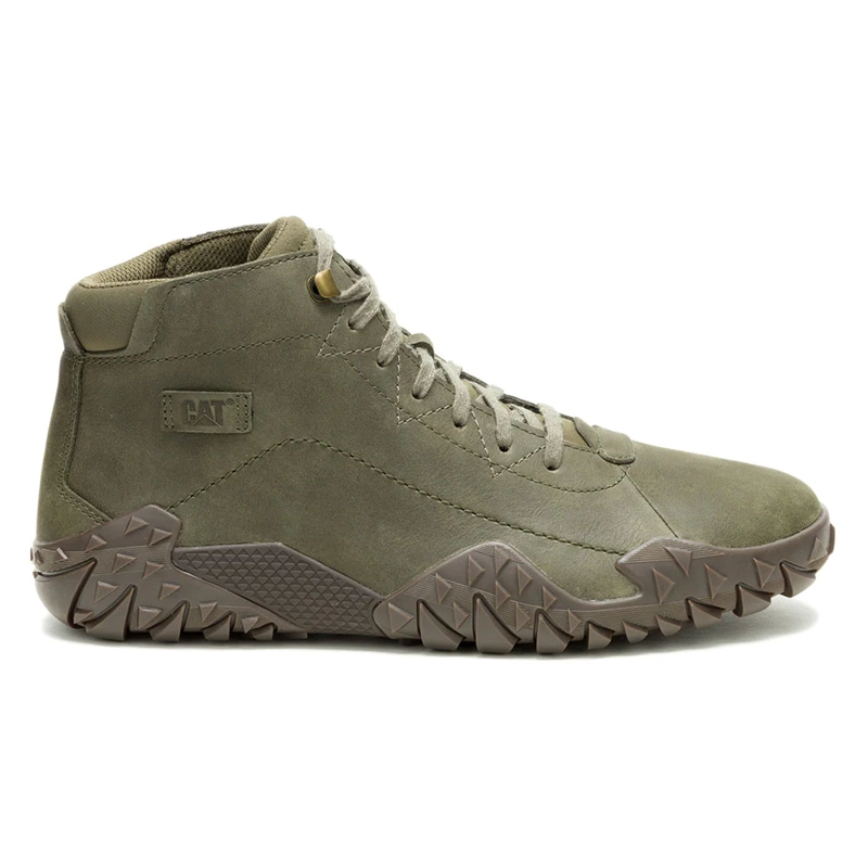 ZAPATILLA CAT HOMBRE GRIDLOCK HI CLEANSPORT NXT VERDE OLIVA - 1