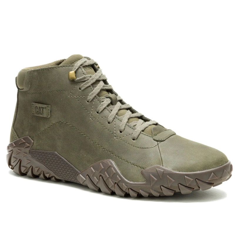 ZAPATILLA CAT HOMBRE GRIDLOCK HI CLEANSPORT NXT VERDE OLIVA - 3