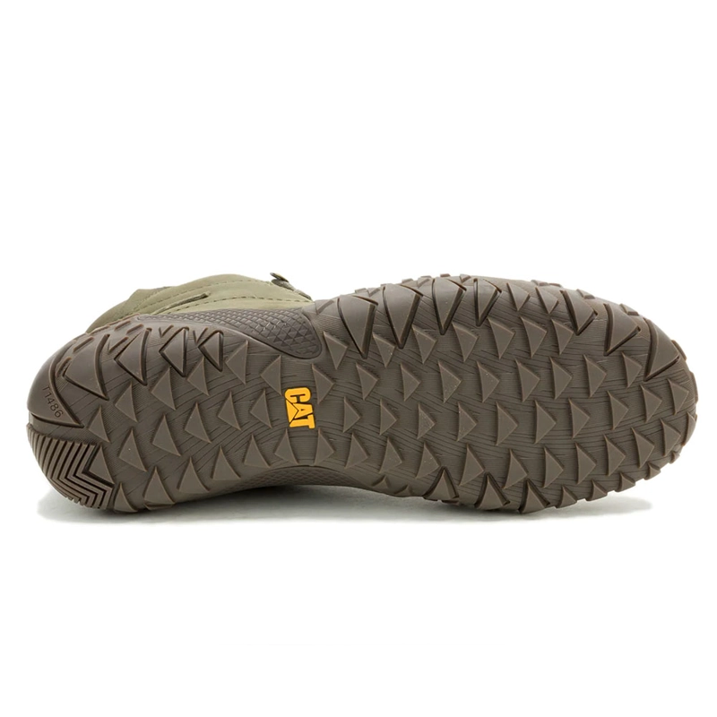 ZAPATILLA CAT HOMBRE GRIDLOCK HI CLEANSPORT NXT VERDE OLIVA - 5