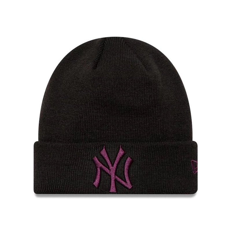 BEANIE NEW ERA NYYANKEES MLB LEAGUE ESSENTIALS BLACK KIDS - 1