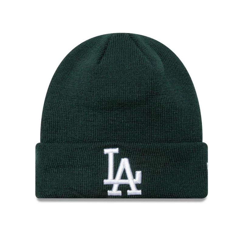 BEANIE NEW ERA LA MLB LEAGUE ESSENTIALS DARK GREEN KIDS - 1