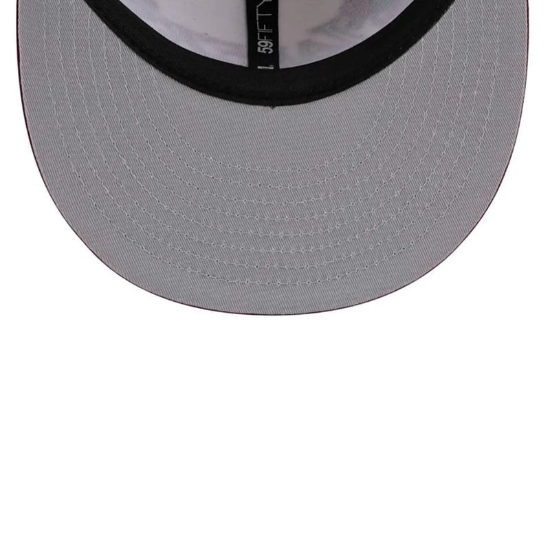 JOCKEY GORRA NEW ERA 59FIFTY NBA LOS ANGELES LAKERS NOVELTY STITCH WHITE - 5