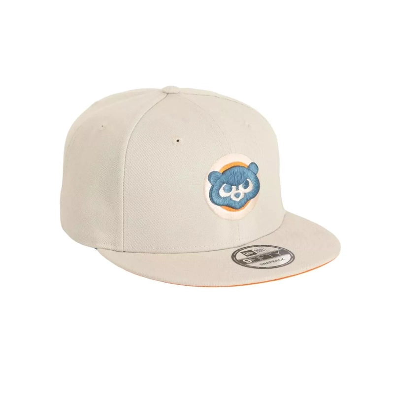 JOCKEY GORRA NEW ERA 9FIFTY CHICAGO CUBS MLB STONE PEACH PACK MED BEIGE - 2