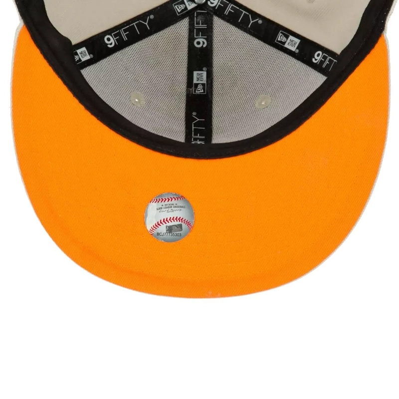 JOCKEY GORRA NEW ERA 9FIFTY CHICAGO CUBS MLB STONE PEACH PACK MED BEIGE - 4