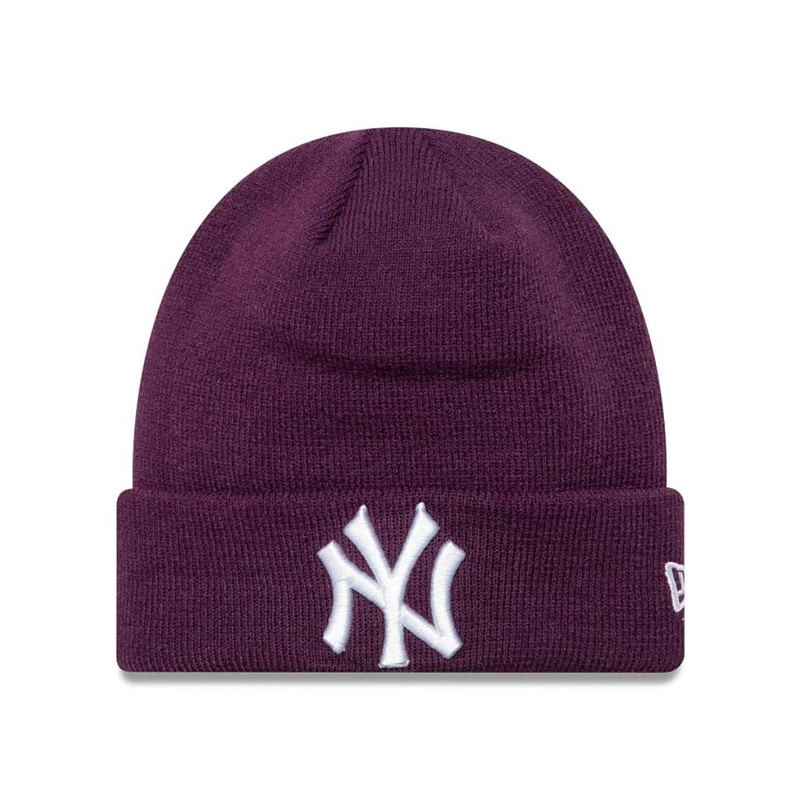 BEANIE NEW ERA NY YANKEES MLB LEAGUE ESSENTIALS MORADO KIDS - 1