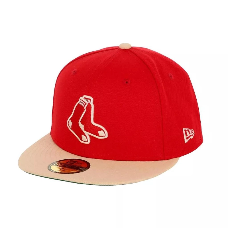 JOCKEY GORRO NEW ERA 59FIFTY BOSTON RED SOX MLB SOUL XMAS RED - 1