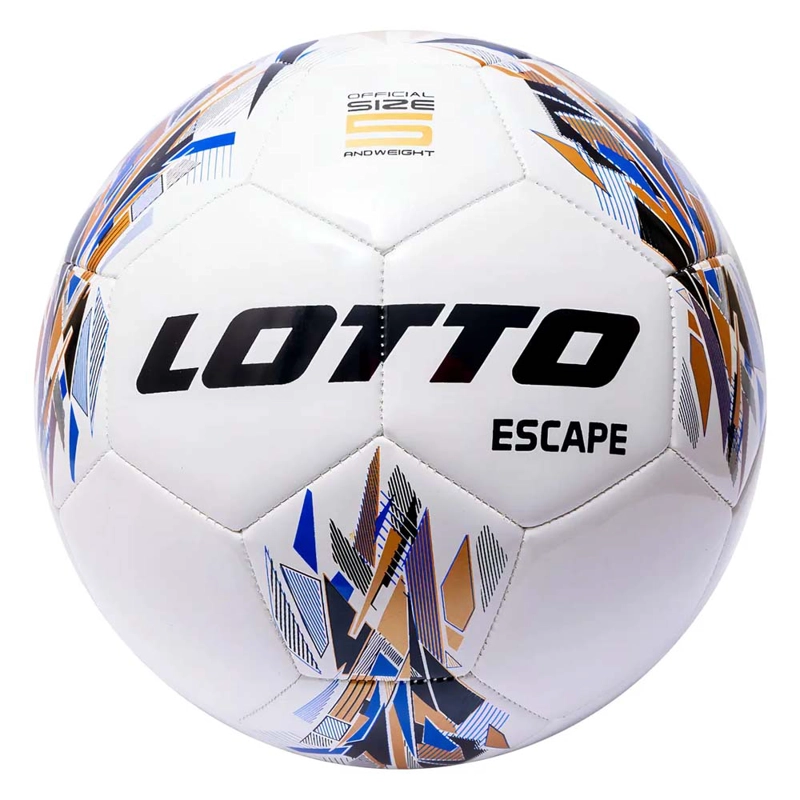 BALON DE FUTBOL N5 LOTTO SCAPE BLANCO AZUL - 1
