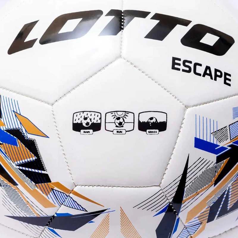 BALON DE FUTBOL N5 LOTTO SCAPE BLANCO AZUL - 2