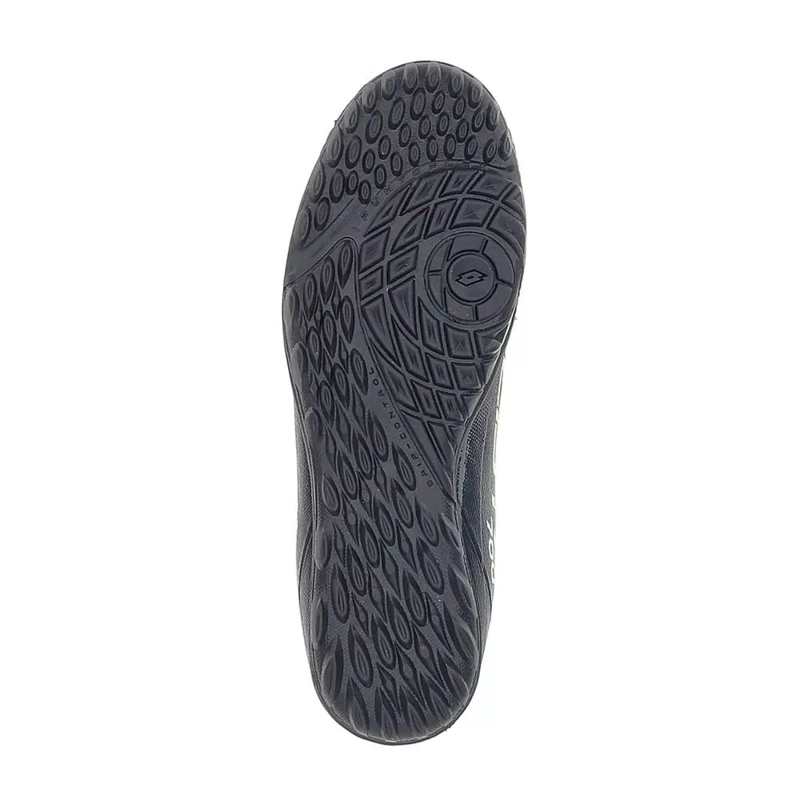 ZAPATILLA BABY FUTBOL JUVENIL LOTTO SOLISTA GRIS AMARILLO - 5
