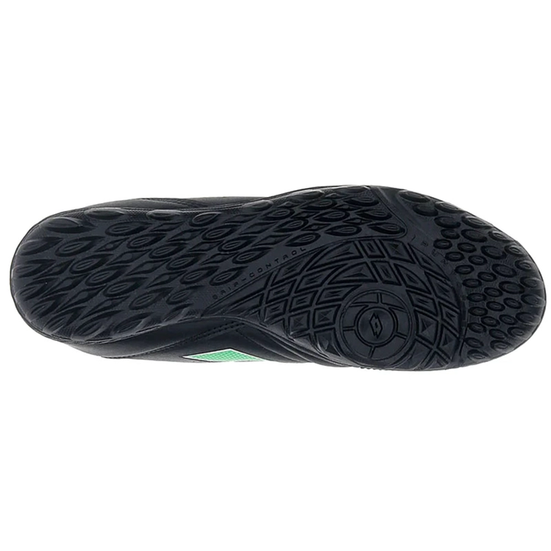 ZAPATILLA BABY FUTBOL HOMBRE LOTTO STADIO 705 TF NEGRO TURQUESA - 4