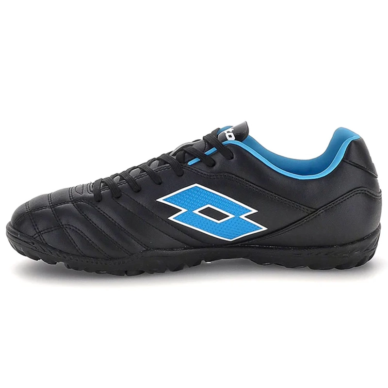 ZAPATILLA DE BABY FUTBOL HOMBRE LOTTO STADIO 705 TF NEGRO AZUL - 2