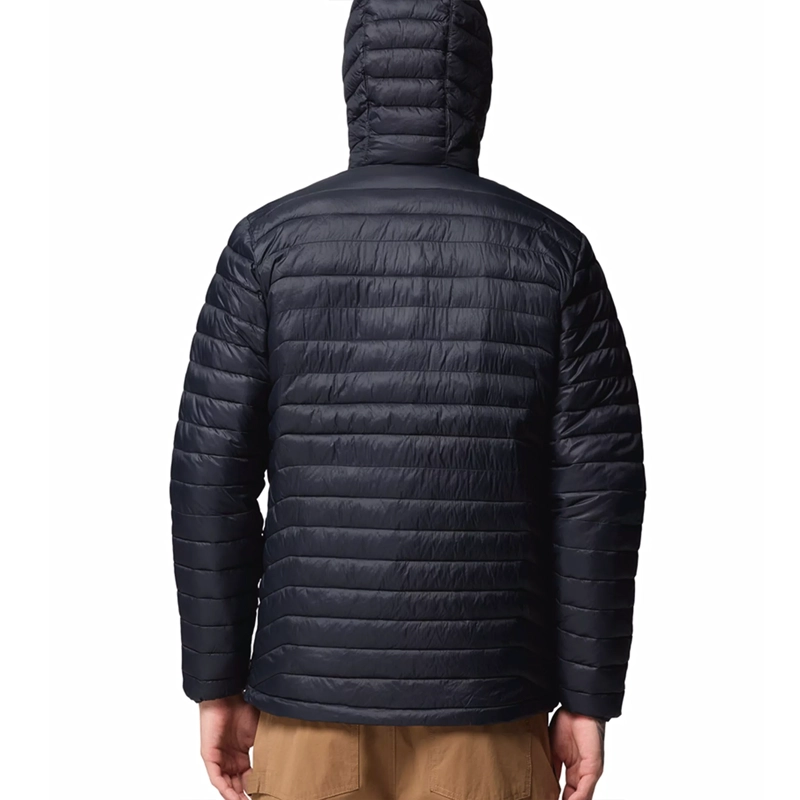 PARKA HOMBRE COLUMBIA POWDER PASS HOODED NEGRO - 3