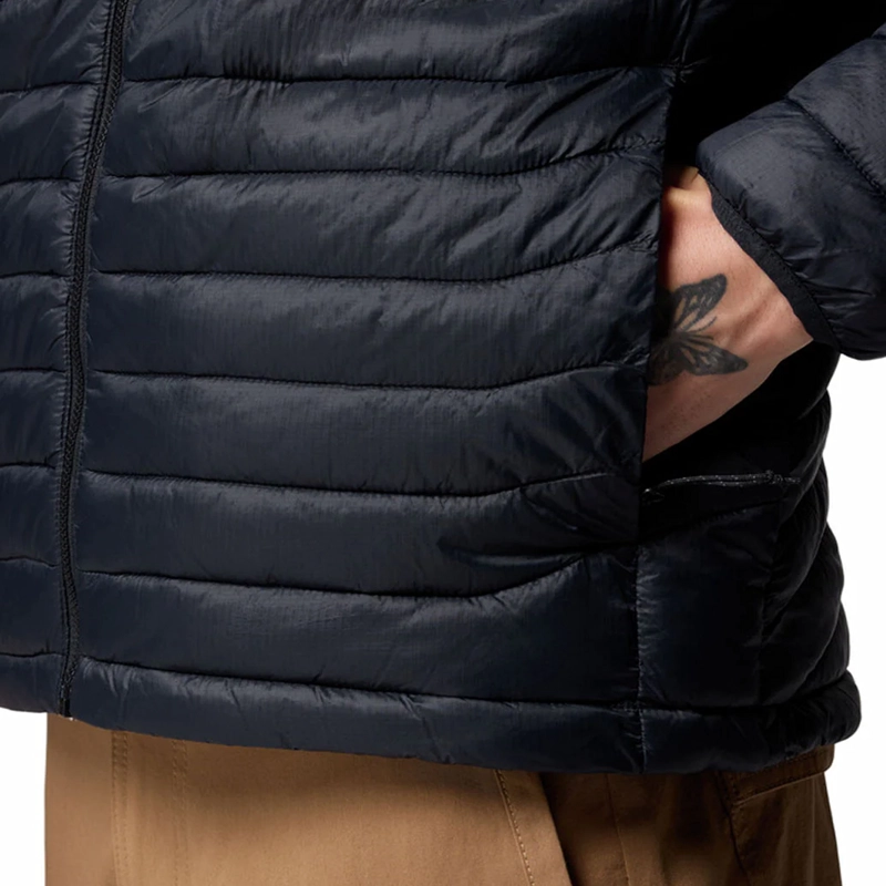 PARKA HOMBRE COLUMBIA POWDER PASS HOODED NEGRO - 4