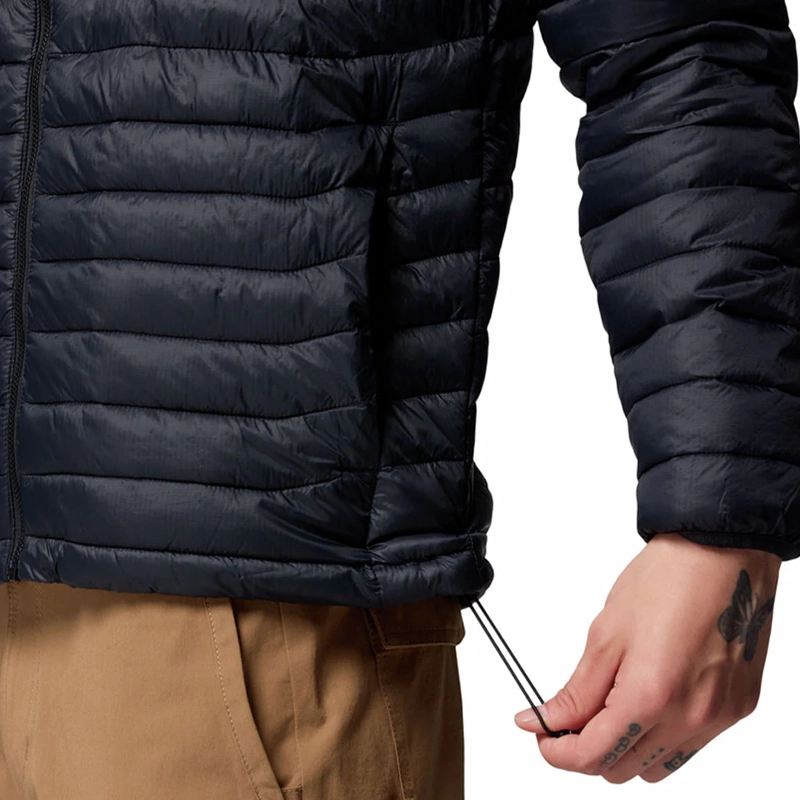 PARKA HOMBRE COLUMBIA POWDER PASS HOODED NEGRO - 5