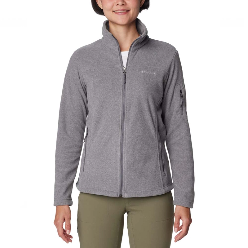 POLAR MUJER COLUMBIA FAST TREK II JACKET GRIS - 1
