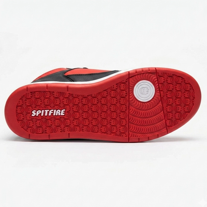 ZAPATILLAS URBANAS HOMBRE SPITFIRE HIGH TOP NEW SEASON ROJO NEGRO - 3