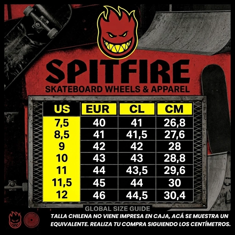 ZAPATILLAS URBANAS HOMBRE SPITFIRE HIGH TOP NEW SEASON ROJO NEGRO - 5