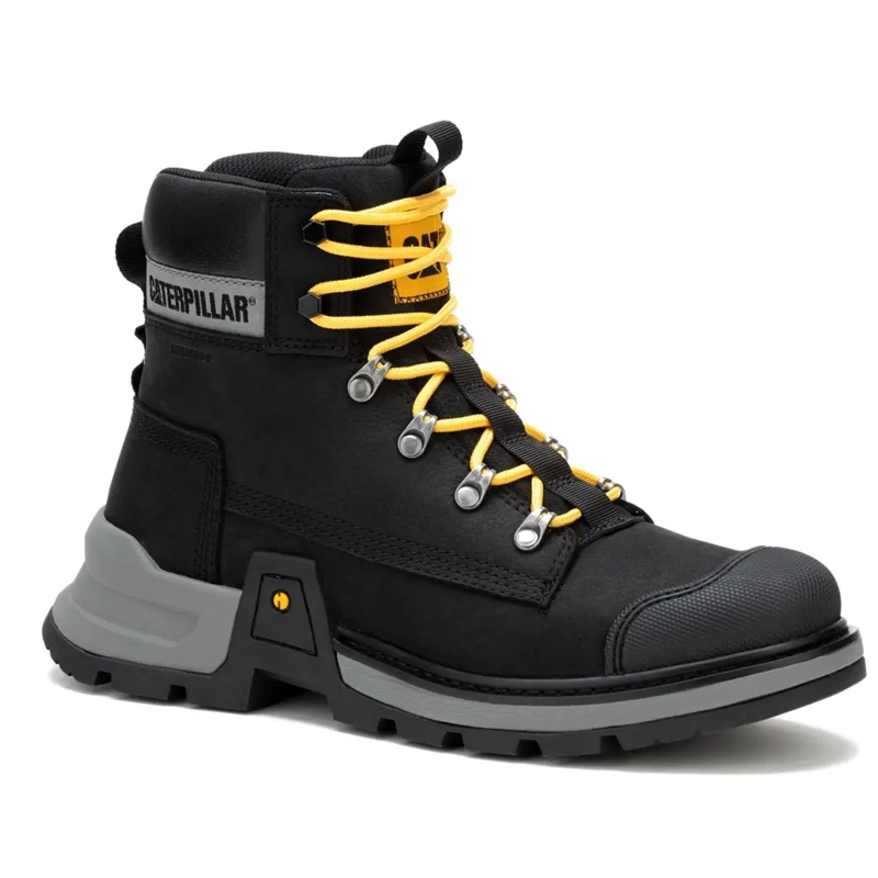 ZAPATILLA BOTIN HOMBRE CAT WATERPROOF COLORADO EXPEDITION NEGRO - 3