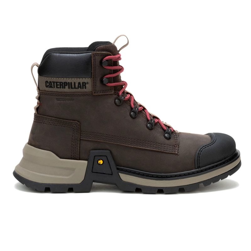 ZAPATILLA BOTIN CAT WATERPROOF HOMBRE COLORADO EXPEDITION CAFE - 1