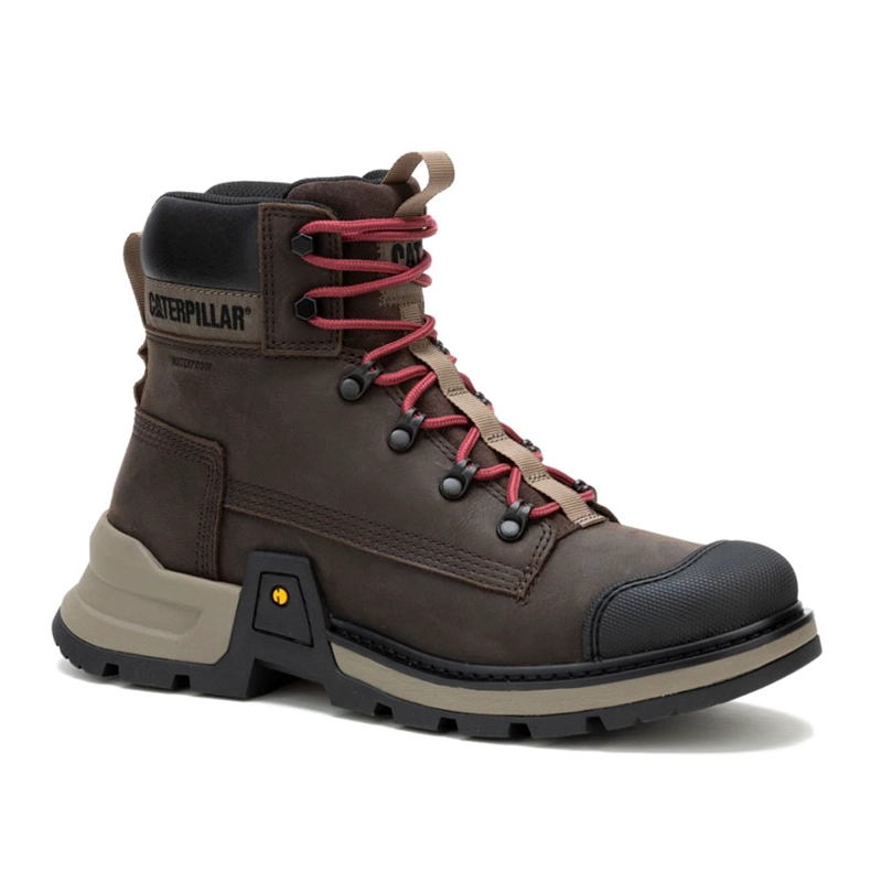 ZAPATILLA BOTIN CAT WATERPROOF HOMBRE COLORADO EXPEDITION CAFE - 2