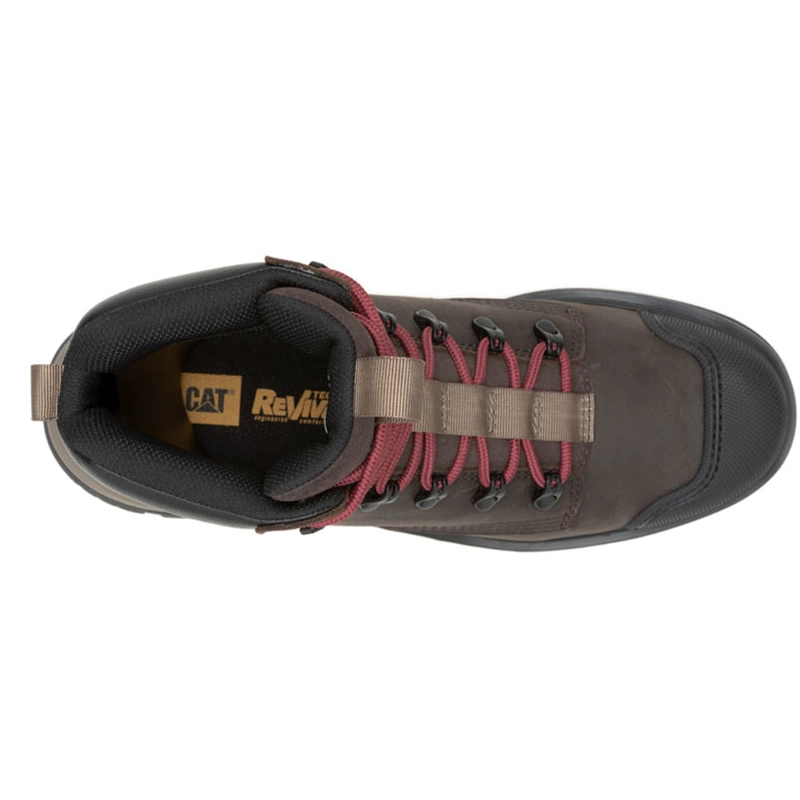 ZAPATILLA BOTIN CAT WATERPROOF HOMBRE COLORADO EXPEDITION CAFE - 3