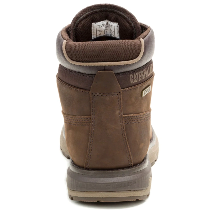 ZAPATILLA BOTIN HOMBRE CAT WATERPROOF PURSUE CAFE - 4