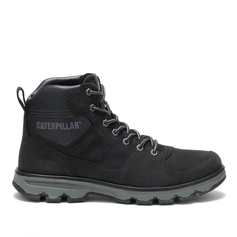 ZAPATILLA BOTIN CAT WATERPROOF HOMBRE MERIDIAN NEGRO - 1