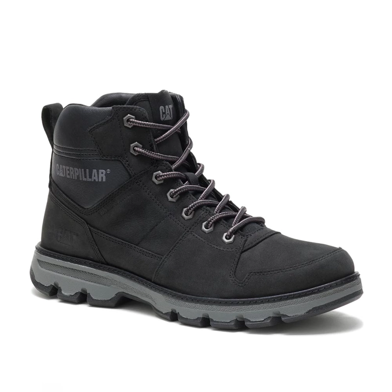 ZAPATILLA BOTIN CAT WATERPROOF HOMBRE MERIDIAN NEGRO - 6